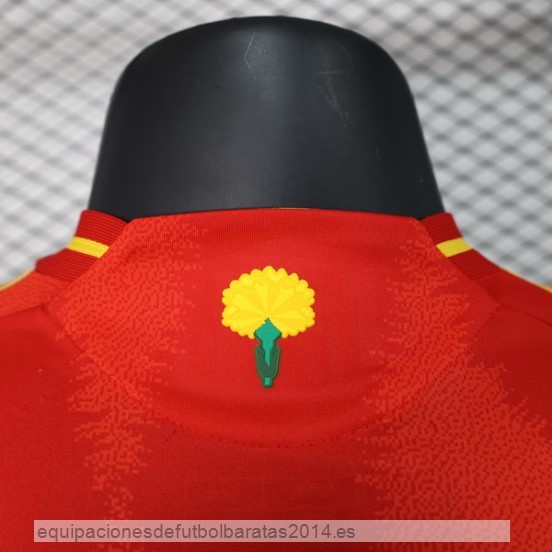 Nuevo 1ª Jugadores Camiseta Espana 2024 Rojo Baratas